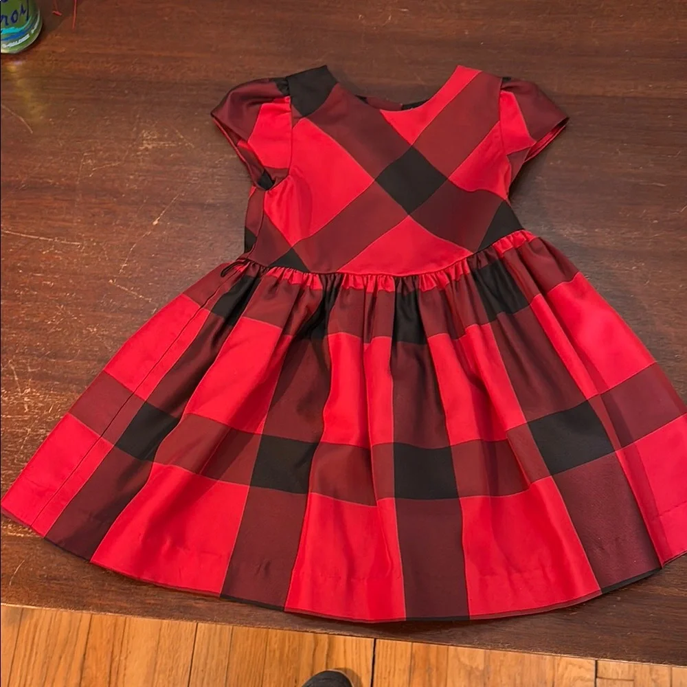 Ralph Lauren Kids Red‎ and Black Plaid Formal Dress